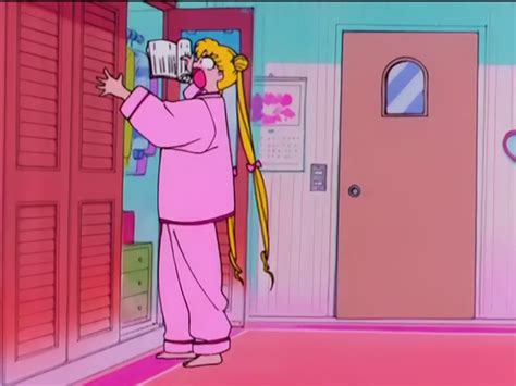 Sailor Moon Fashion And Outfits Ep 56 Usagis Most Worn Pajamas Also Worn In Ep