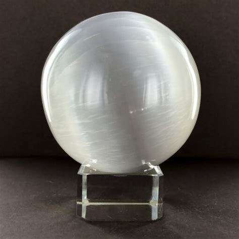 Selenite Sphere 8cm Sacred Earth Crystals