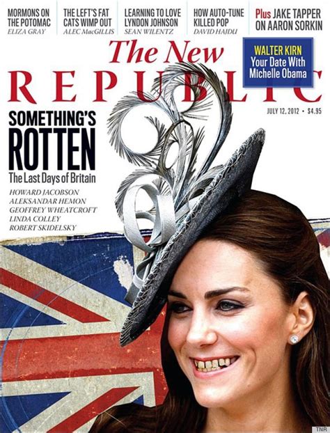 Recently i read somewhere that queen elizabeth had horrible teeth. Kate Middleton Cover Of New Republic Features Gross ...