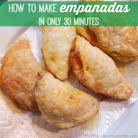 Semi Homemade Empanadas The Other Side Of The Tortilla
