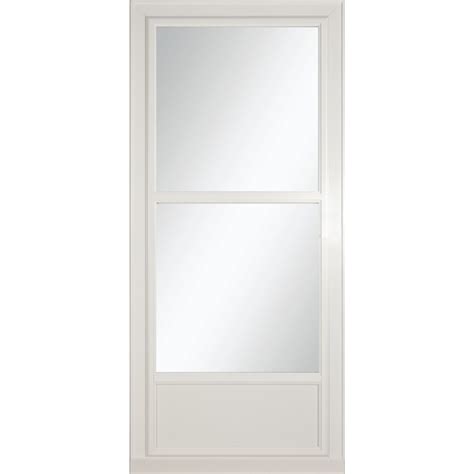Larson Tradewinds Selection 36 In X 81 In White Mid View Retractable