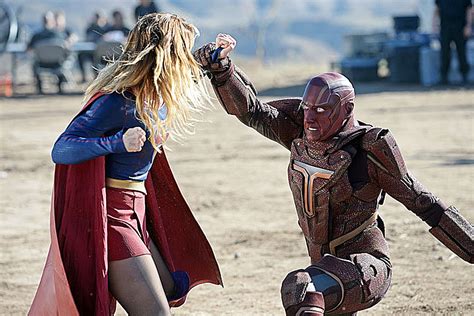 Supergirl Squares Off Against Red Tornado In New Photos