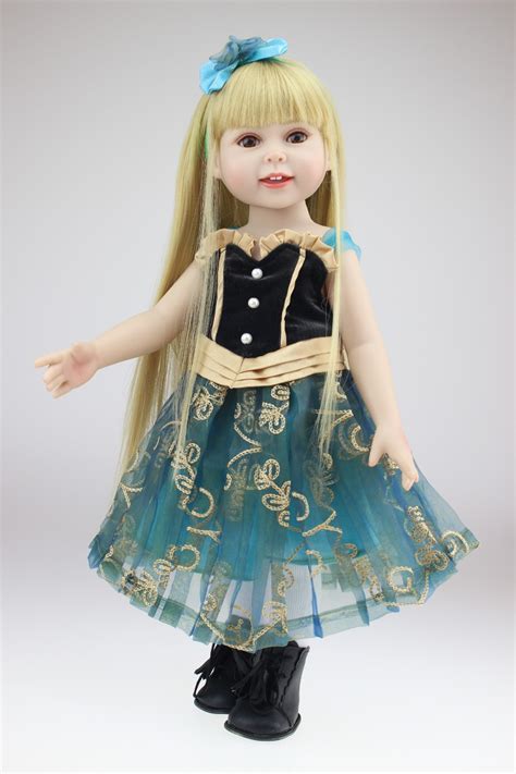 Buy Fashion Full Vinyl 18 Inch Girl Doll With