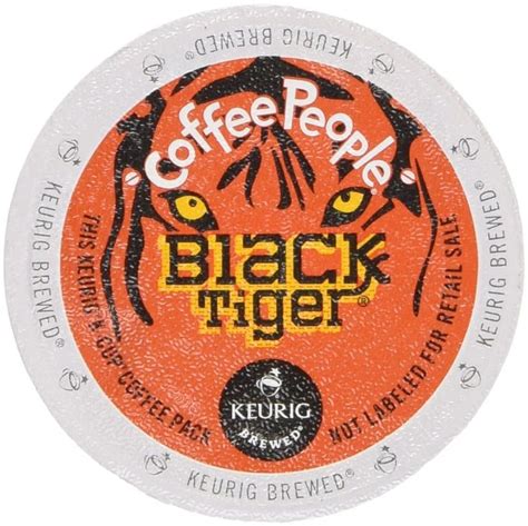 48 Count Coffee People Black Tiger Dark Roasted Extra Bold Coffee K