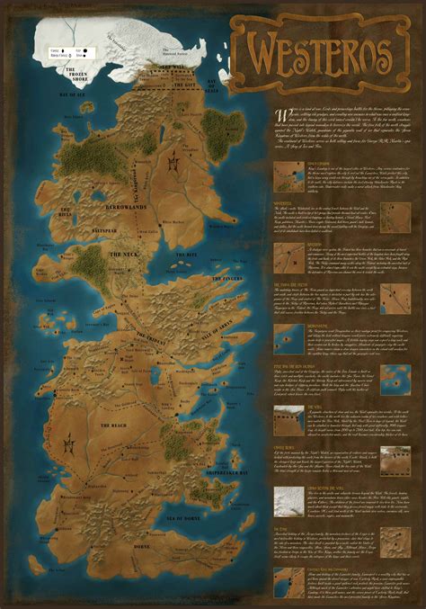 Game Of Thrones Map Of Westeros Game