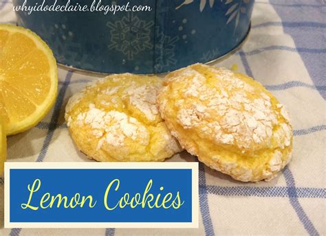 {recipe} lemon christmas tree cookies / these lemon crinkle cookies are perfect if you love lemon desserts!. I do deClaire: Christmas Cookies: Lemon Cookies