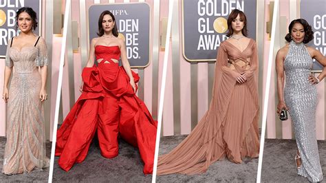 Golden Globes 2023 Red Carpet Best Dressed From Lily James To Salma