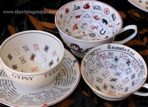 Reading The Tea Leaves Fortune Telling Tea Cups The Vintage Table