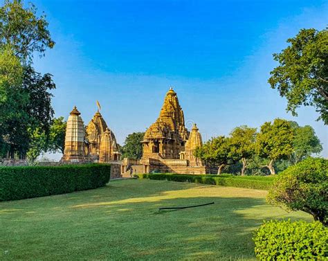 Ancient Khajuraho Group Of Temples Unesco World Heritage Site India