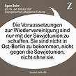 Annäherung: Wandel durch Annäherung: Die Tutzinger Rede von Egon Bahr ...