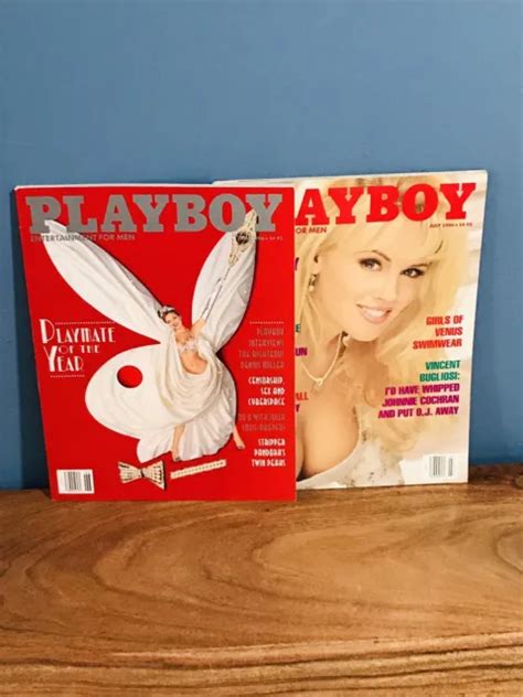 Vintage Playboy Magazine Lot June And July Both Centerfolds