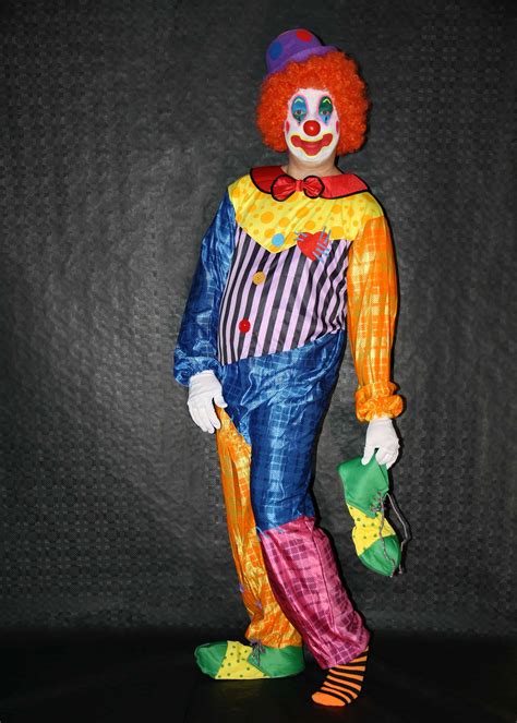 Free Picture Carnival Circus Clown Colorful Costume Makeup Man