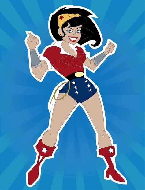Dc Bombshells Animated Style Wonder Woman By Jk Antwon On Deviantart