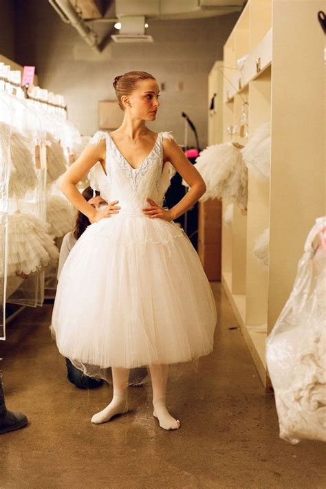 Natalie Portman At Black Swan Rodarte Costume Fittings Tutu
