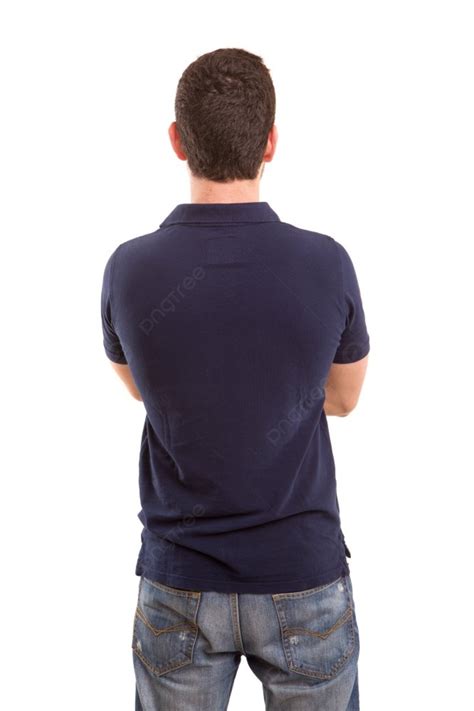 Young Man With Back Turned To Camera Photo Background And Picture For