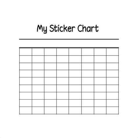 Sticker Chart Printable Pdf Printable World Holiday