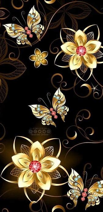 Golden Flower Wallpapers For Mobile Phones Best Flower Site