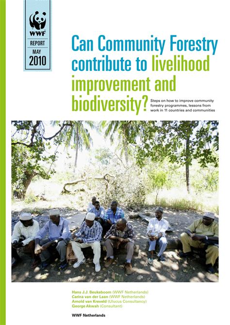 Pdf Can Community Forestry Contribute To Livelihood Improvement And