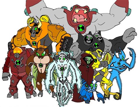 Another Set Of Ben 10 Aliens By Bigafroman On Deviantart Closest Planet