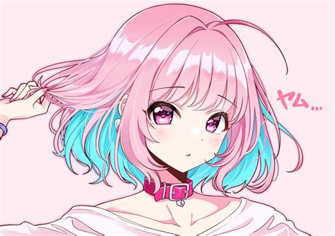 Anime Girls With Pink Hair Meme Dunkowi
