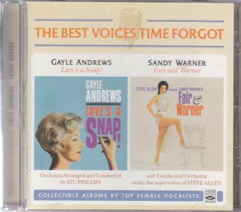 Jazz Sampler The Best Voices Time Forgot Gayle Andrews Loves A Snap