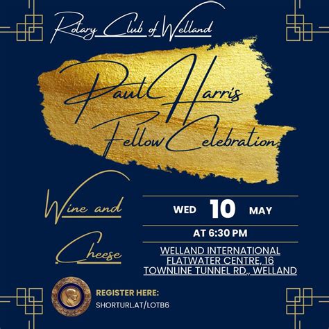 paul harris award rotary club of welland