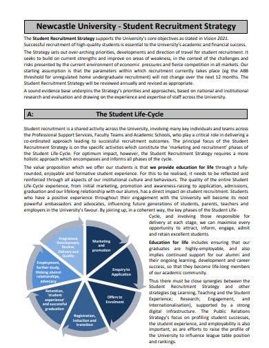 10 Student Recruitment Plan Templates In Pdf Ms Word