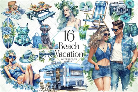 Beach Vacation Sublimation Bundle Graphic By JaneCreative Creative
