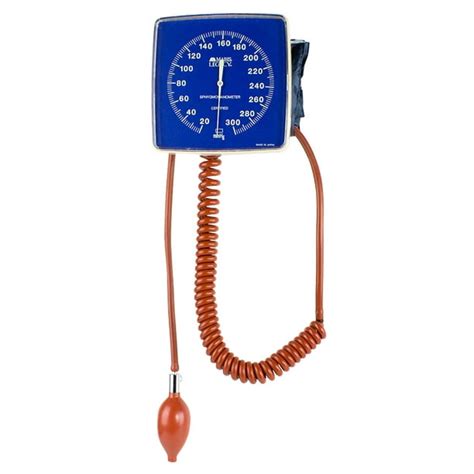 Mabis Healthcare Aneroid Sphygmomanometer Wallmount Clock Blue Xsdp