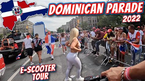 Bronx Nyc Dominican Day Parade 2022 Grand Concourse E Scooter Tour Youtube