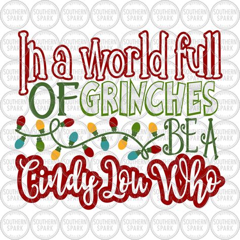 Cindy Lou Who Svg Free Svg Png Dxf Eps Compatible With Cricut