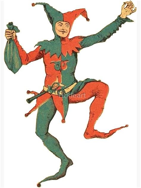 Court Jester Poster For Sale By Tickleart Jester Costume Jester