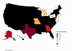 How many days each U.S. State has been the largest state (As of 3/10 ...