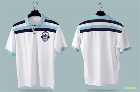 Polo T Shirt Mockup Front And Back Psd Free