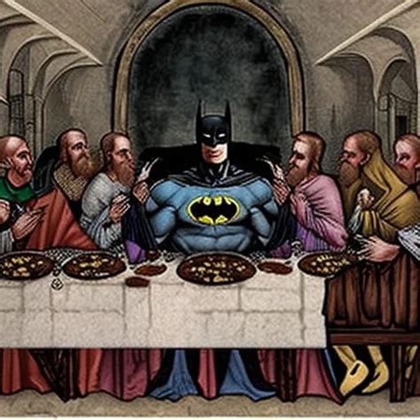 Batmanthe Last Supper By Davinci Openart