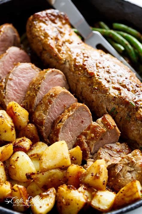 Pork loin and pork tenderloin are two similar sounding market terms that represent quite different cuts of meat. You are here: Home / Recipes / One Pan Dijon Garlic Pork ...