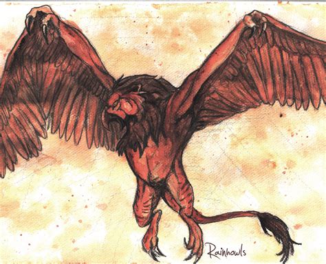 The Witcher Bestiary Griffin By Rainhowlspl On Deviantart