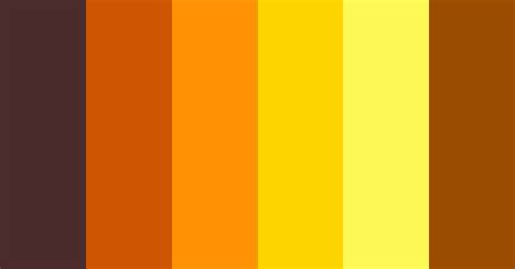 Brown Orange Yellow Color Scheme Brown