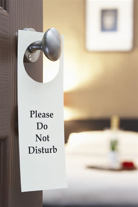 Hotels Add Flair To Redesigned Do Not Disturb Signs