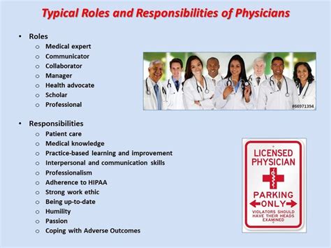 Doctors Roles And Responsibilities Medical Knowledge Medical