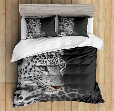 3d Custom Leopard Bedding Set Duvet Cover Set Bedroom Set Bedlinen