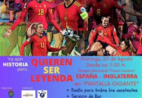 La Final Del Mundial Femenino Se Podrá Seguir En Pantalla Gigante En El