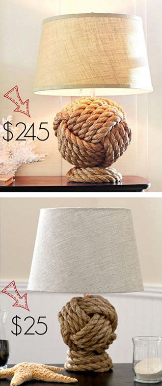 Wow What Great Ideas Diy Rope Knot Table Lamp