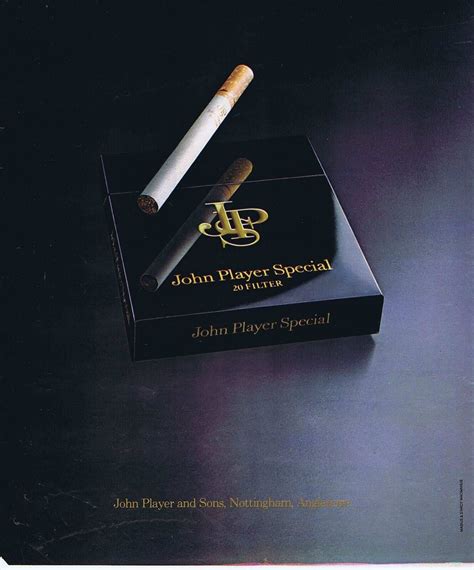 Publicite Advertising 025 1977 Jps Cigarettes Anglaises Ebay