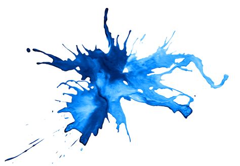 Blue Paint Splatter Vector