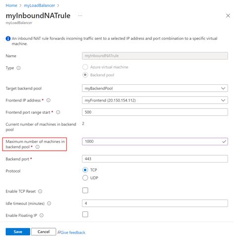 Administración de reglas NAT de entrada para Azure Load Balancer Microsoft Learn