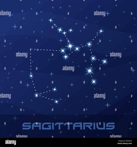 Constellation Sagittarius Astrological Sign Stock Vector Image And Art