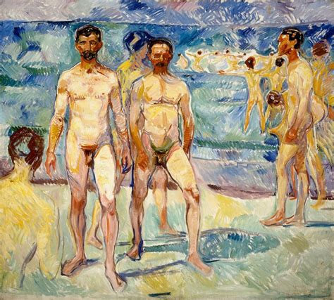 Edvard Munch On The Beach Naked Men Photography And Creativity In The