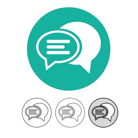 Speech Bubble Chat Vector Icon 582334 Vector Art At Vecteezy