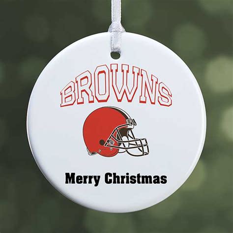 Nfl Cleveland Browns Personalized Ornaments